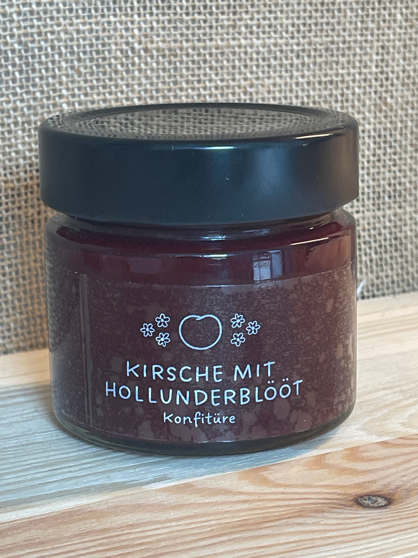 Konfitüre Kirsche mit Hollunderblööt