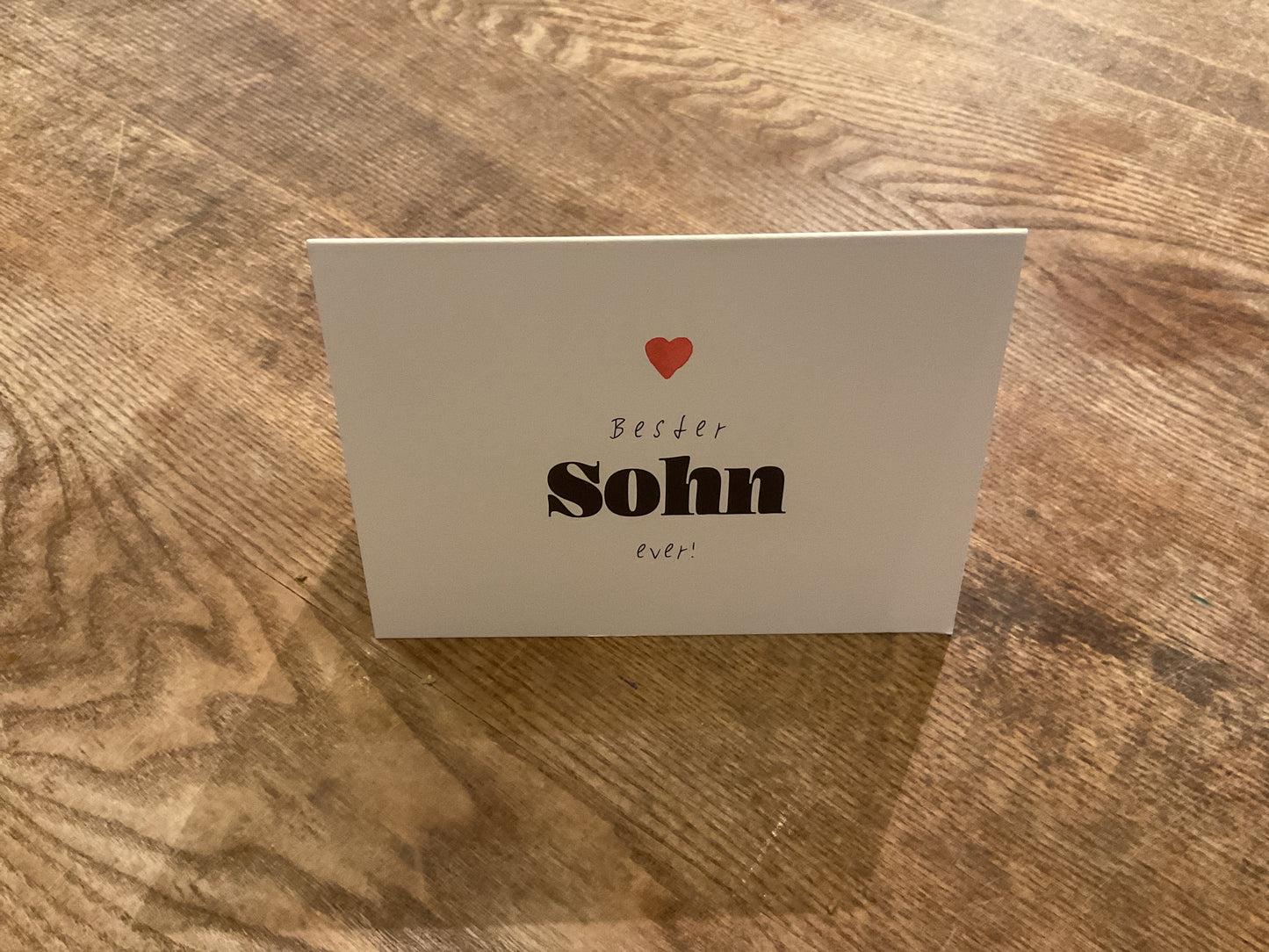 Klappkarte „Bester Sohn ever!“