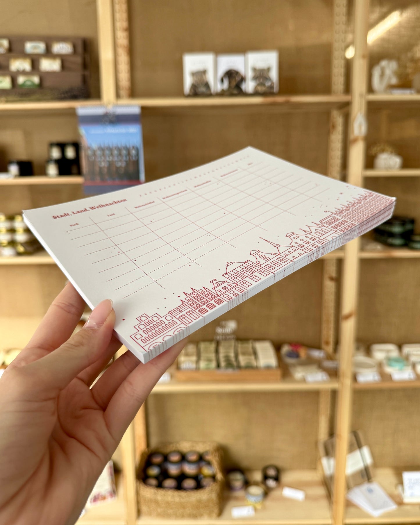 Spielblock „Stadt Land Weihnachten“