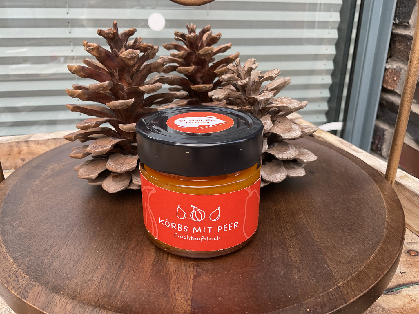 Schmierkram Fruchtaufstrich“ Körbs mit Peer“ 230g.