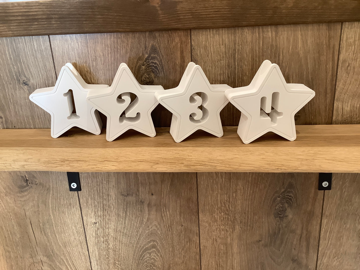 Weihnachten: Deko Adventssterne für Stabkerzen