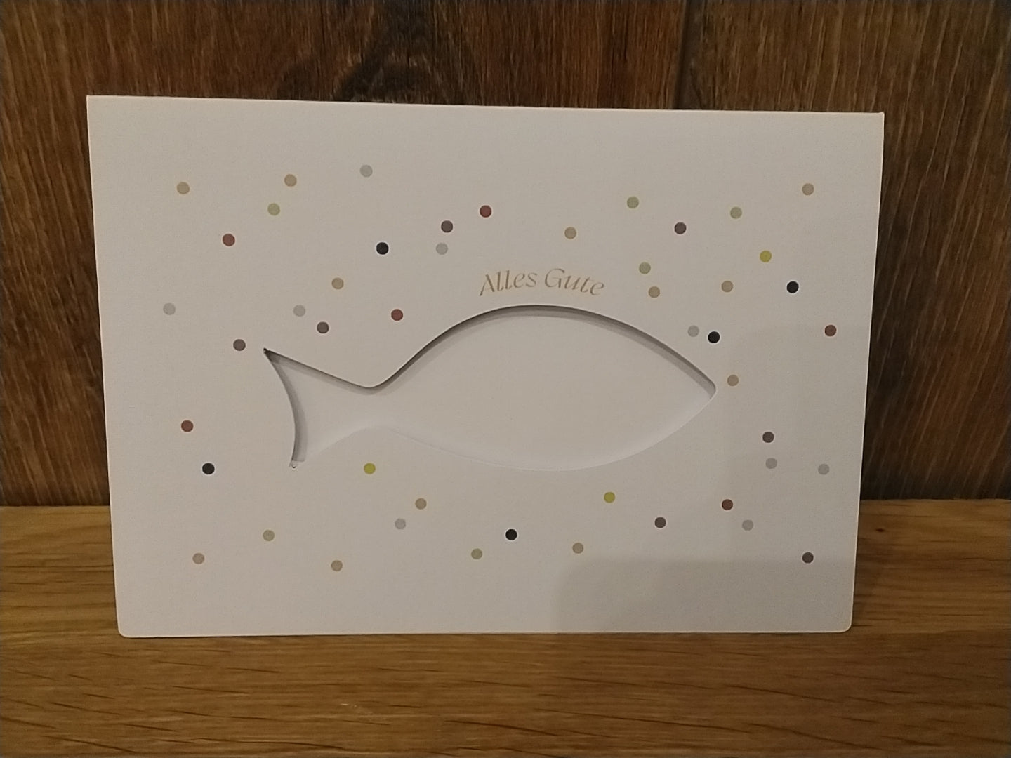 Klappkarte Alles Gute Fisch
