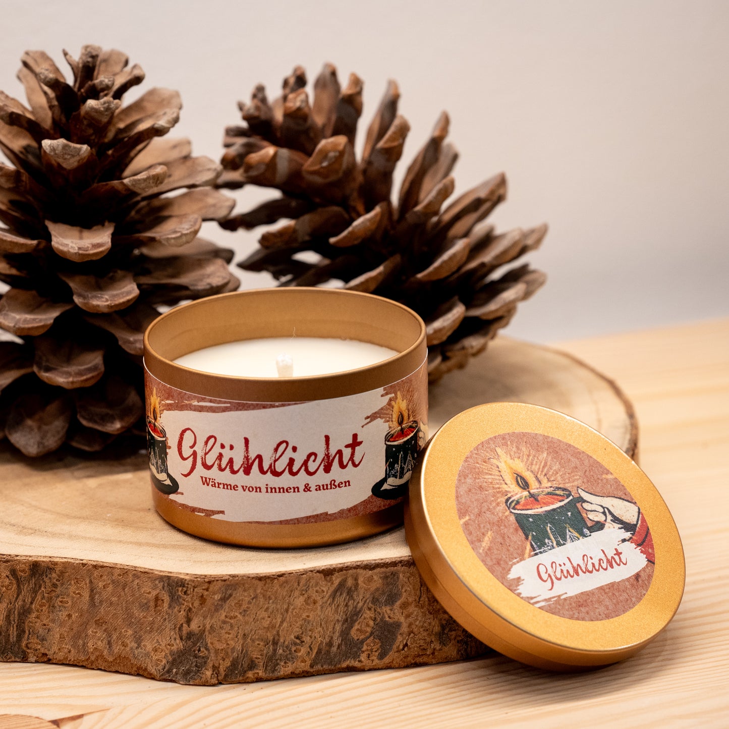 Kerze „Glühlicht“