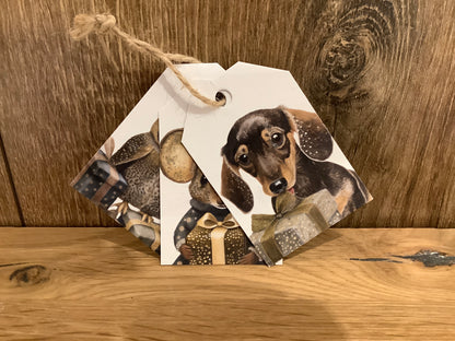 Weihnachten Geschenkanhänger dreier Papier neu