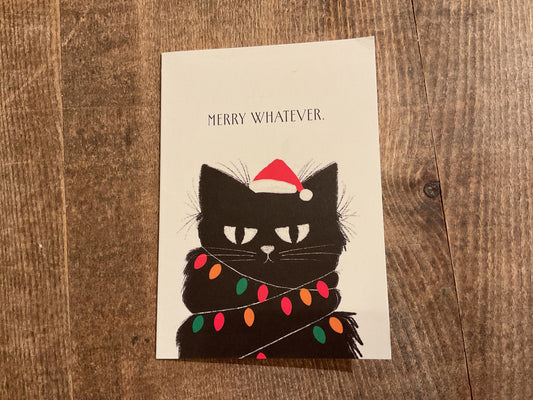 Klappkarte „ Merry Whatever“