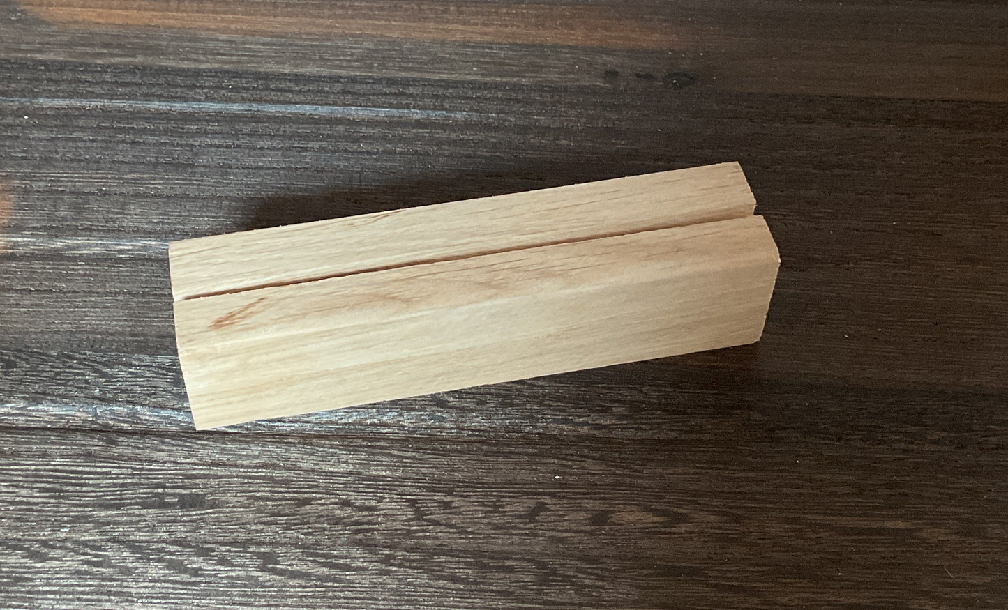 Holzkartenständer für 1 Postkarte