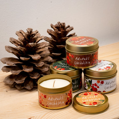 Duftkerze in Dose: „Adventslüchtlein“